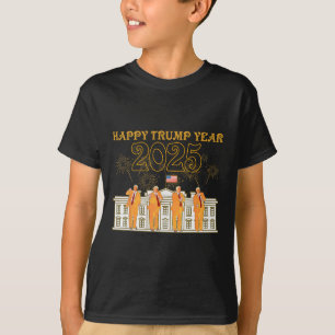 Happy Trump Year Party 2025 White House New Presid T-Shirt