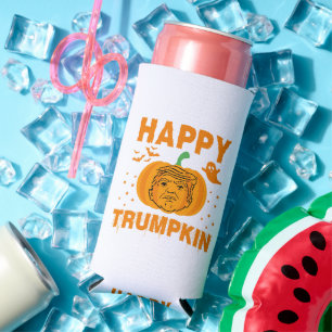 Happy Trumpkin Make Halloween Great Again Seltzer Can Cooler