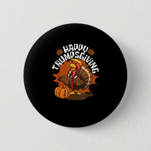 Happy Trumpsgiving Funny Thanksgiving Trumpkin Usa 2 Inch Round Button