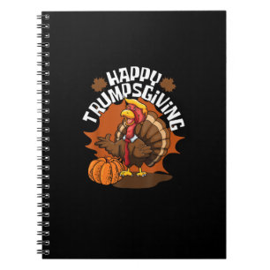 Happy Trumpsgiving Funny Thanksgiving Trumpkin Usa Notebook