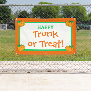 Happy Trunk or Treat Banner