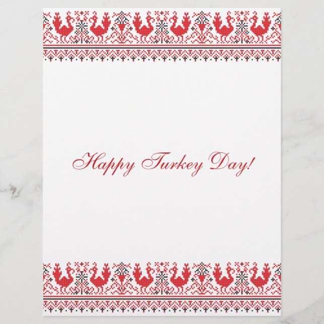 Happy Turkey Day! Flyer (Front)