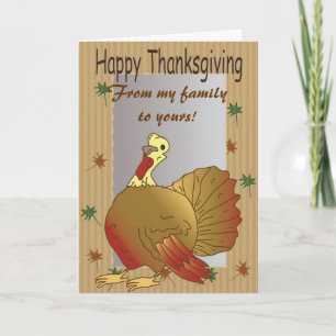 Happy Turkey Day! Holiday Card
