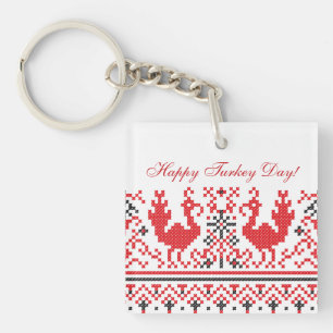 Happy Turkey Day! Keychain