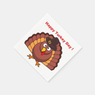 HAPPY TURKEY DAY NAPKIN