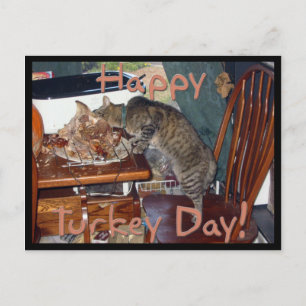 Happy Turkey Day! Postcard