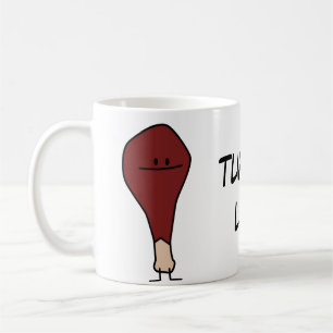 Happy Turkey Leg Drumstick protein bird Coffee Mug