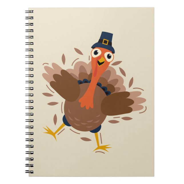 Happy Turkey Notebook (Front)