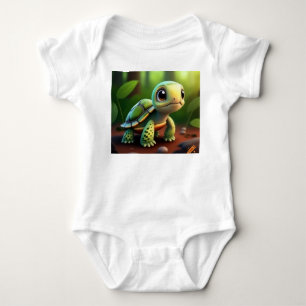 Happy Turtle Adventures Baby Bodysuit