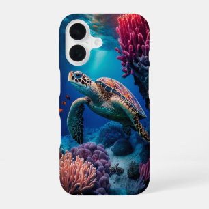 Happy Turtle iPhone 16 Case
