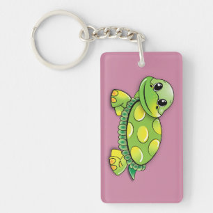Happy turtle keychain