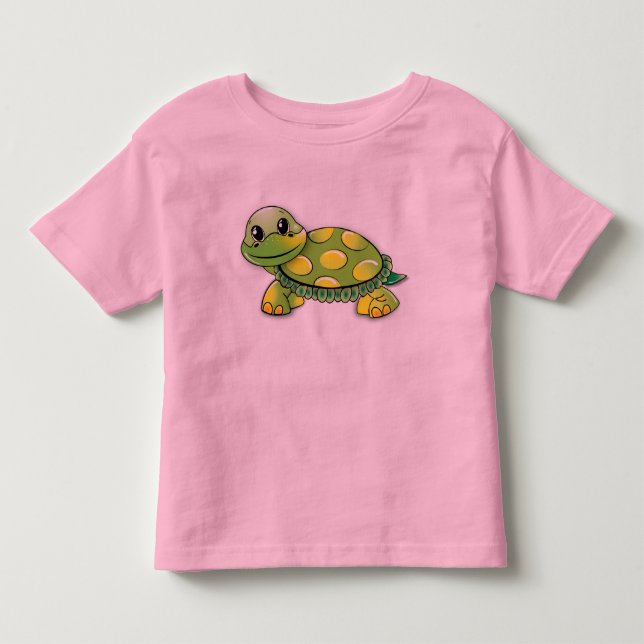 Happy turtle toddler t-shirt (Front)