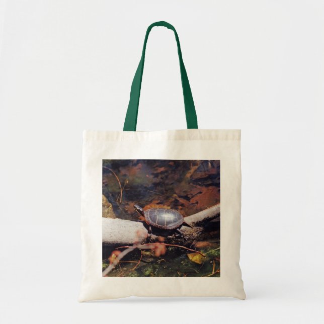 Happy Turtle Tote Bag (Front)