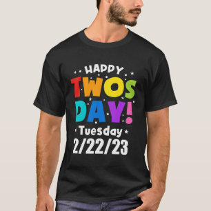 Happy Twosday 2023 Shirt Pink Leopard Twos Day 222