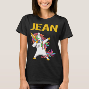 Happy Unicorn - Jean Name T-Shirt