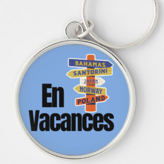 Happy vacation keychain