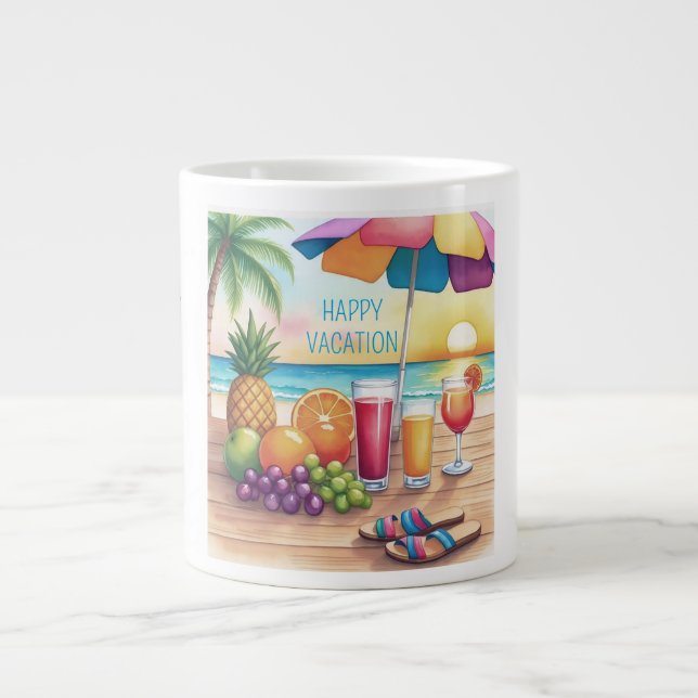 Happy Vacation Specialty Mug (Front)