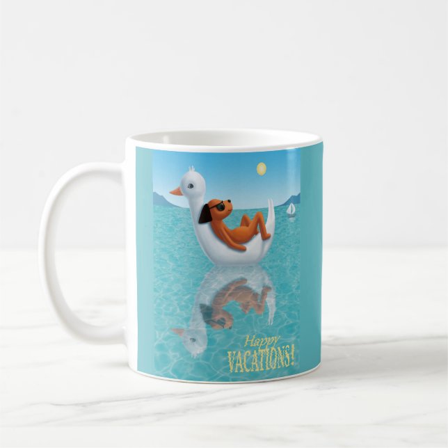 Happy Vacations!  Coffee Mug (Left)