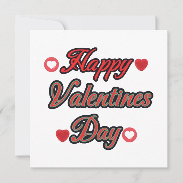 Happy Valenties Day for gift (Front)