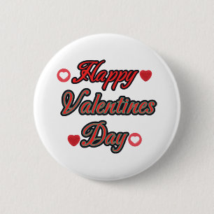 Happy Valenties Day for gift 2 Inch Round Button