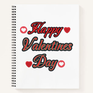 Happy Valenties Day for gift Notebook