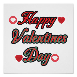 Happy Valenties Day for gift Poster