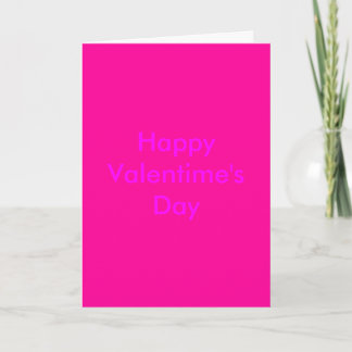 Happy Valentime's Day Card