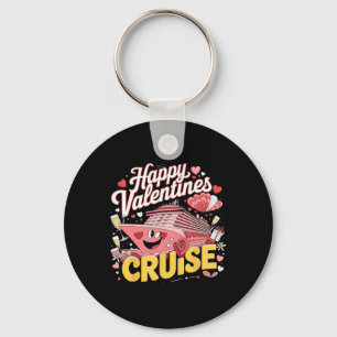 Happy Valentine Day Cruise 2025 Vacation Tee - Uni Keychain