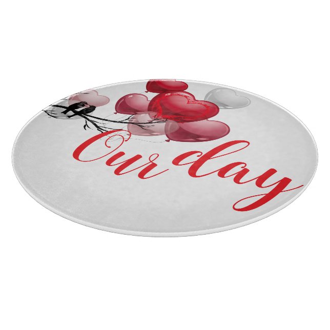 Happy Valentine Day Cutting Board (Corner)