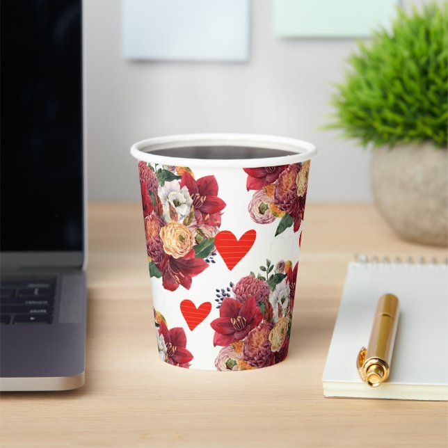 Happy Valentine Day Paper Cups (Insitu)