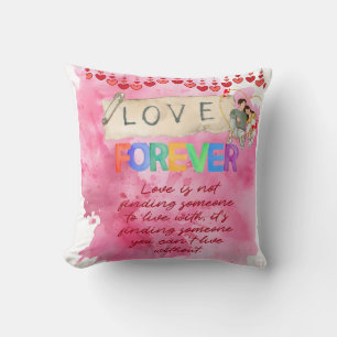 Happy Valentine Day Throw Pillow
