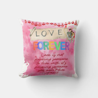 Happy Valentine Day Throw Pillow