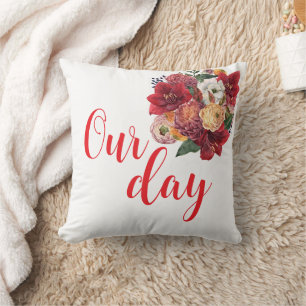 Happy Valentine Day Throw Pillow