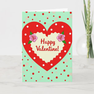 Happy Valentine Heart Card