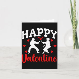 Happy Valentine - Martial Arts Taekwondo Card