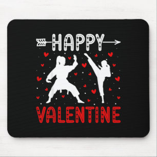 Happy Valentine - Martial Arts Taekwondo Mouse Pad