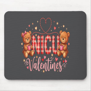 Happy Valentine Nurse Nicu Valentines Day Shirt Nu Mouse Pad