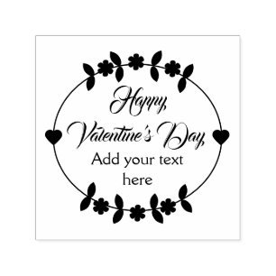 Happy Valentine Personalized Self-inking Stamp