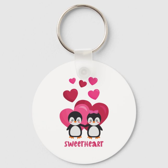 Happy valentine`s day 2023 My Sweet Heart   Keychain (Front)