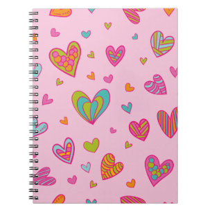 Happy valentine`s day 2023 With Heart Love Notebook