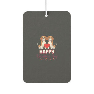 Happy Valentine’s Day Beagle Couple Air Freshener