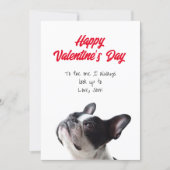 Happy Valentine’s Day Boston Terrier Card (Front)