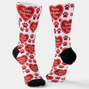 Happy Valentine’s Day Cat Lover Socks