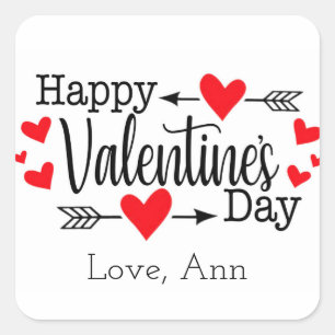 Happy Valentine’s Day custom valentines sticker