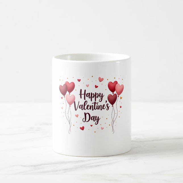 Happy Valentine’s Day Elegant Mug (Center)