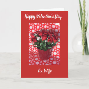 Happy Valentine’s Day ex wife card