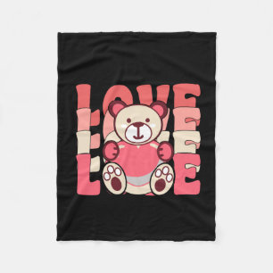 happy-valentine-s-day fleece blanket