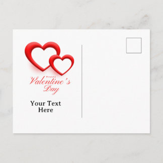Happy Valentine’s Day Heart Love Design-23540 Postcard