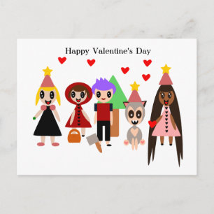 Happy Valentine’s Day Holiday Postcard