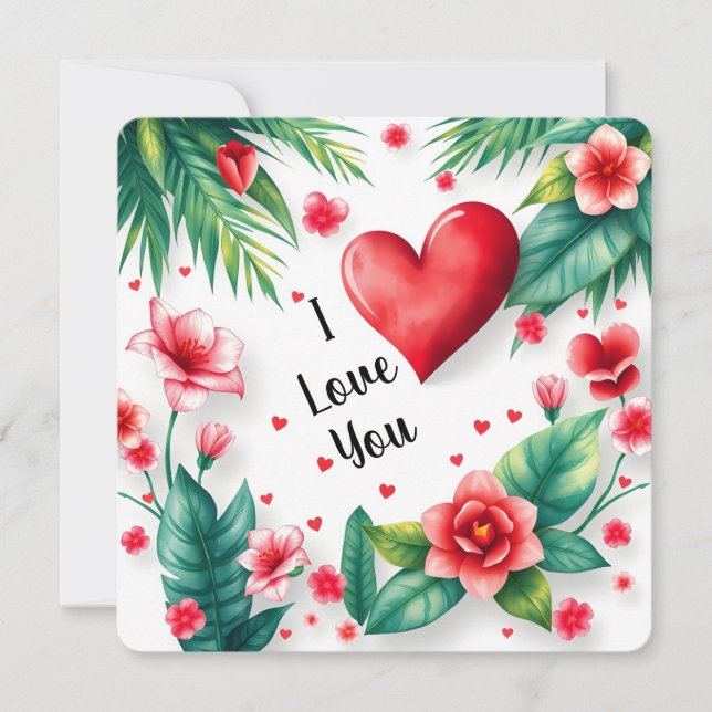 Happy Valentine’s Day Love Card (Front)